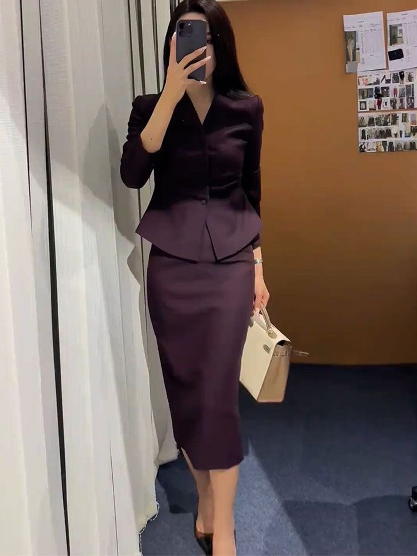 Women'S Red Formal Wear - Kadınlar için Şık Kırmızı Takım Elbise