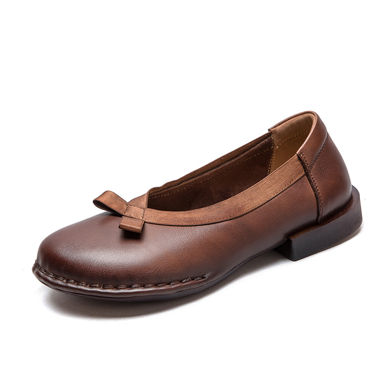 Womens Heels - 2.5 cm İnek Hakiki Deri Etnik