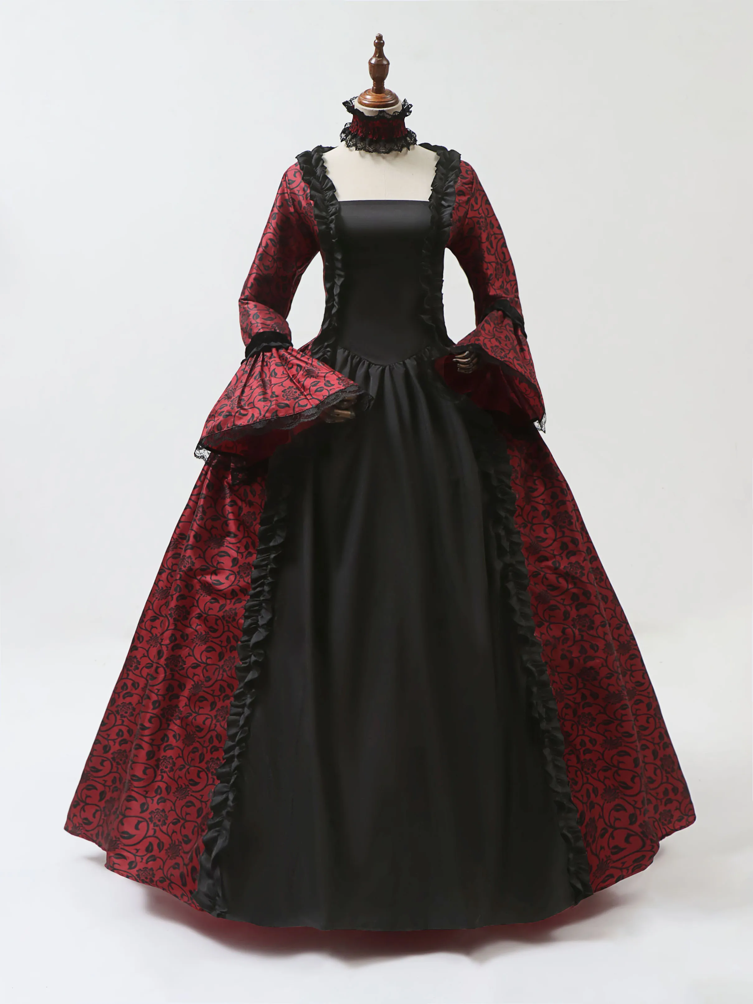Evening Gown - Cosplay Marie Antoinette Elbise Ortaçağ Parlama