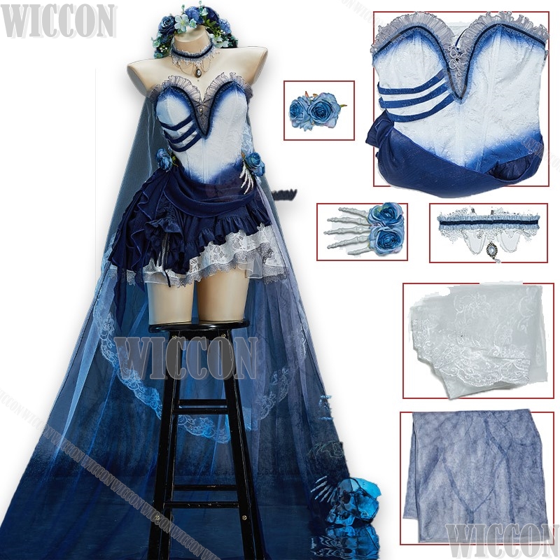 Formal Skirt - Ceset Gelin Cadılar Bayramı Cosplay Elbise