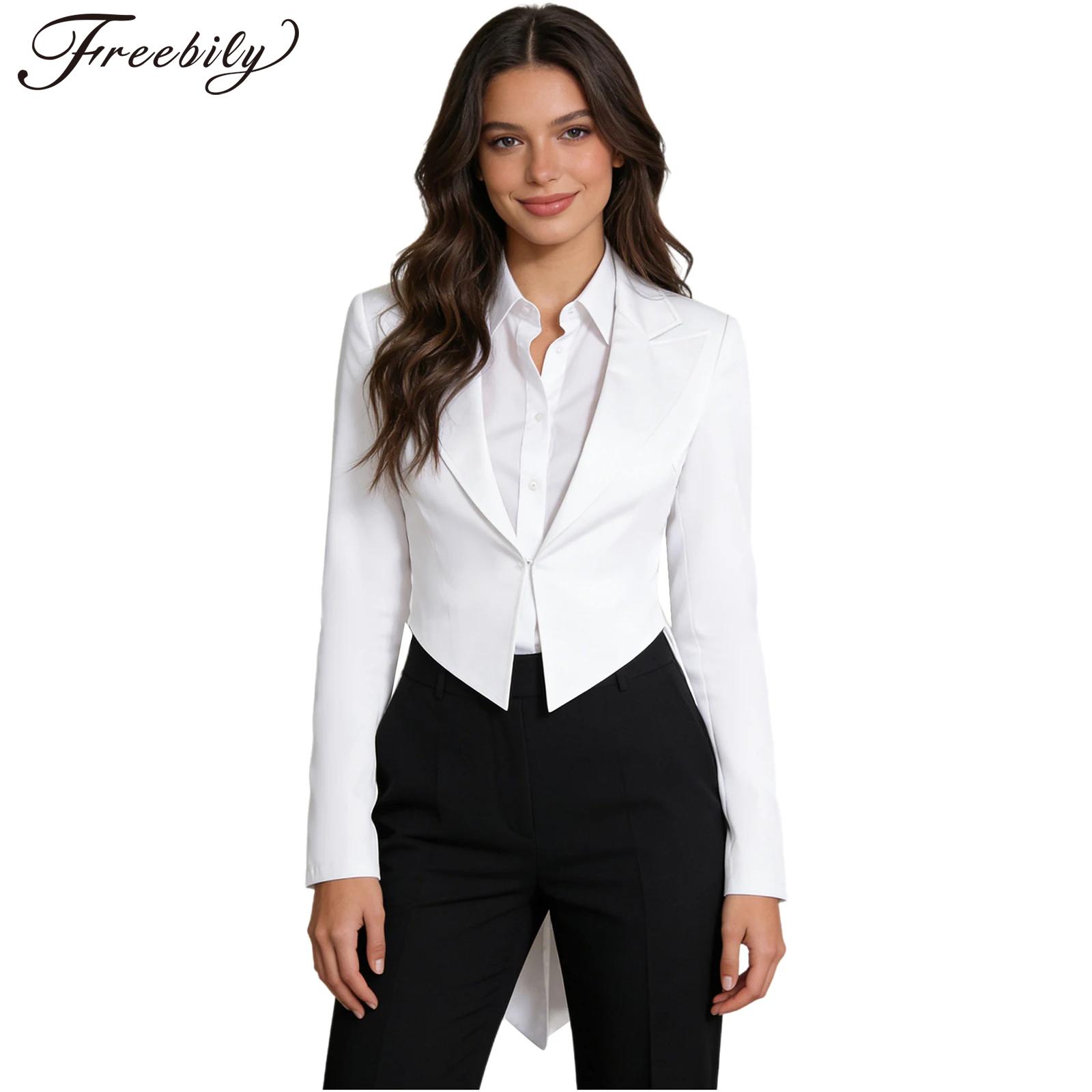 Womens Blazer - Kadın Gece Kulübü Kokteylleri Fraklı Garson