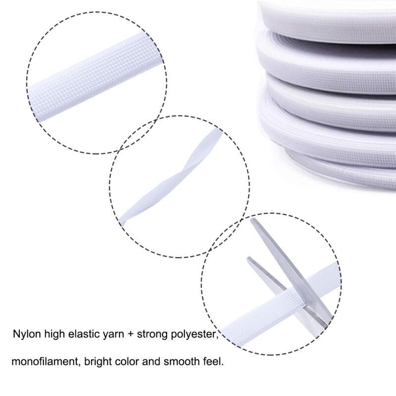 Wedding Dress - 0.3-1.5CM Beyaz Polyester Plastik Balen 5M