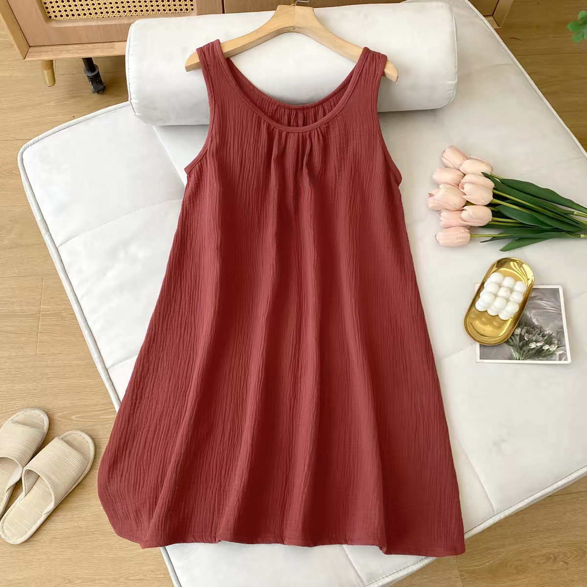 Yazlık Günlük Kadın Kolsuz Elb - Midi Dress incelemesi ve fiyatı