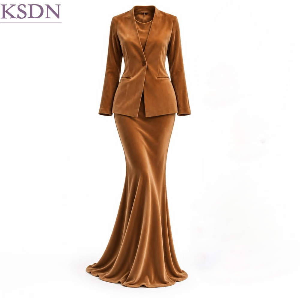 Şık Kadife Kadın Takım Elbise, - Formal Skirt incelemesi ve fiyatı