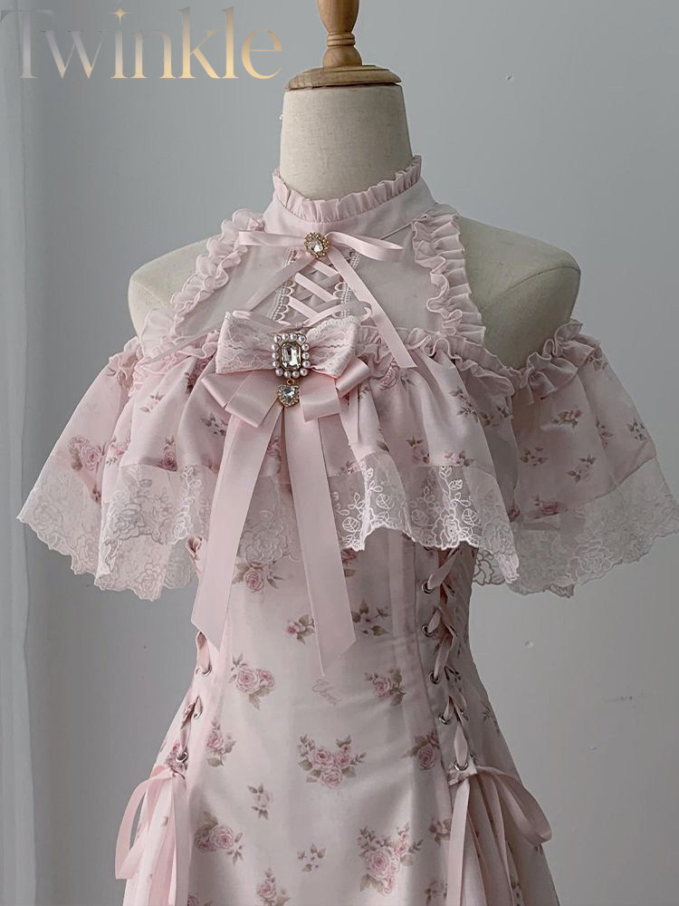 Yazlık Çiçek Desenli Omuzları  - Midi Dress incelemesi ve fiyatı
