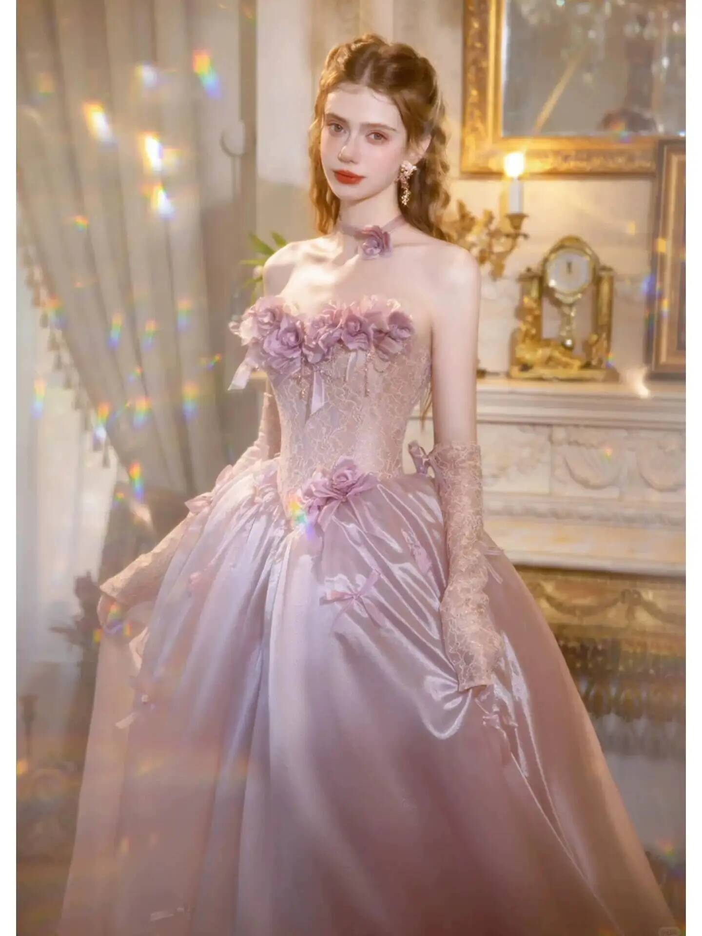 Vintage Tozlu Pembe Prenses Ba - Formal Dress incelemesi ve fiyatı