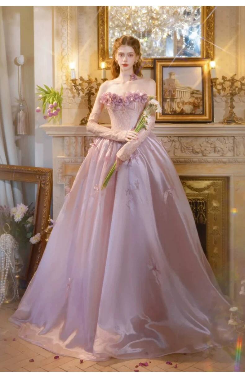 Vintage Tozlu Pembe Prenses Ba - Formal Dress incelemesi ve fiyatı