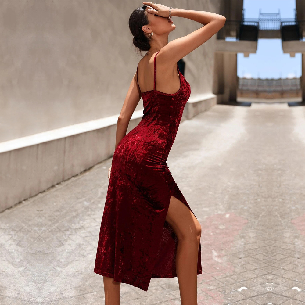 Kadın Sonbahar Kış Seksi Zarif - Midi Dress incelemesi ve fiyatı