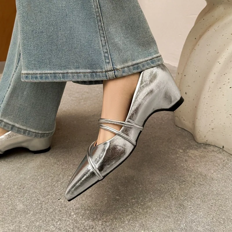 Gümüş renkli deri, yüksek topu - Womens Heels incelemesi ve fiyatı