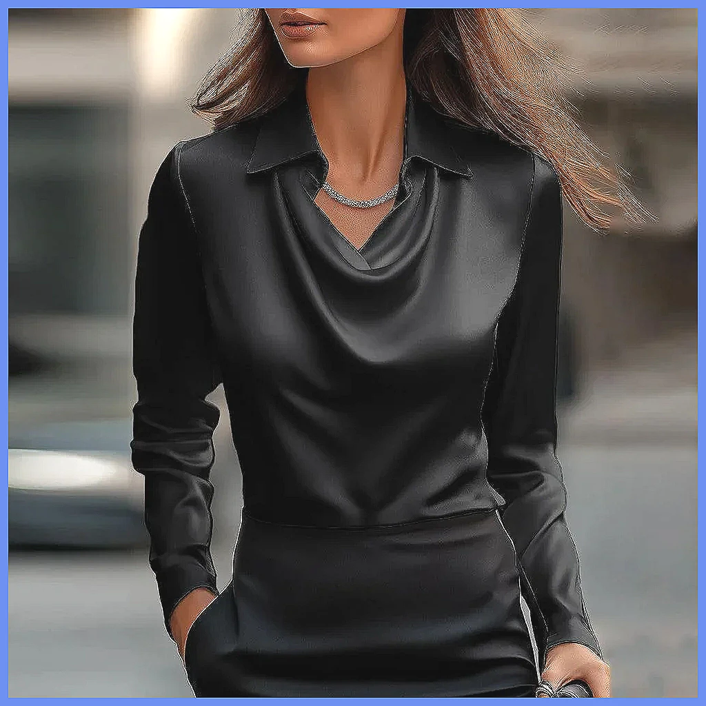 Vintage Saten Bluz Kadın Uzun  - Silk Blouse incelemesi ve fiyatı