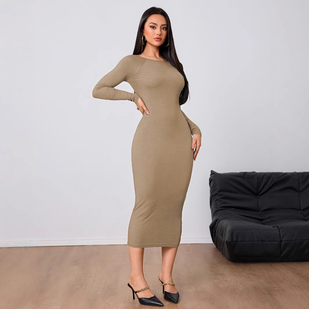 Kadın Modası Sade Elbise İlkba - Midi Dress incelemesi ve fiyatı