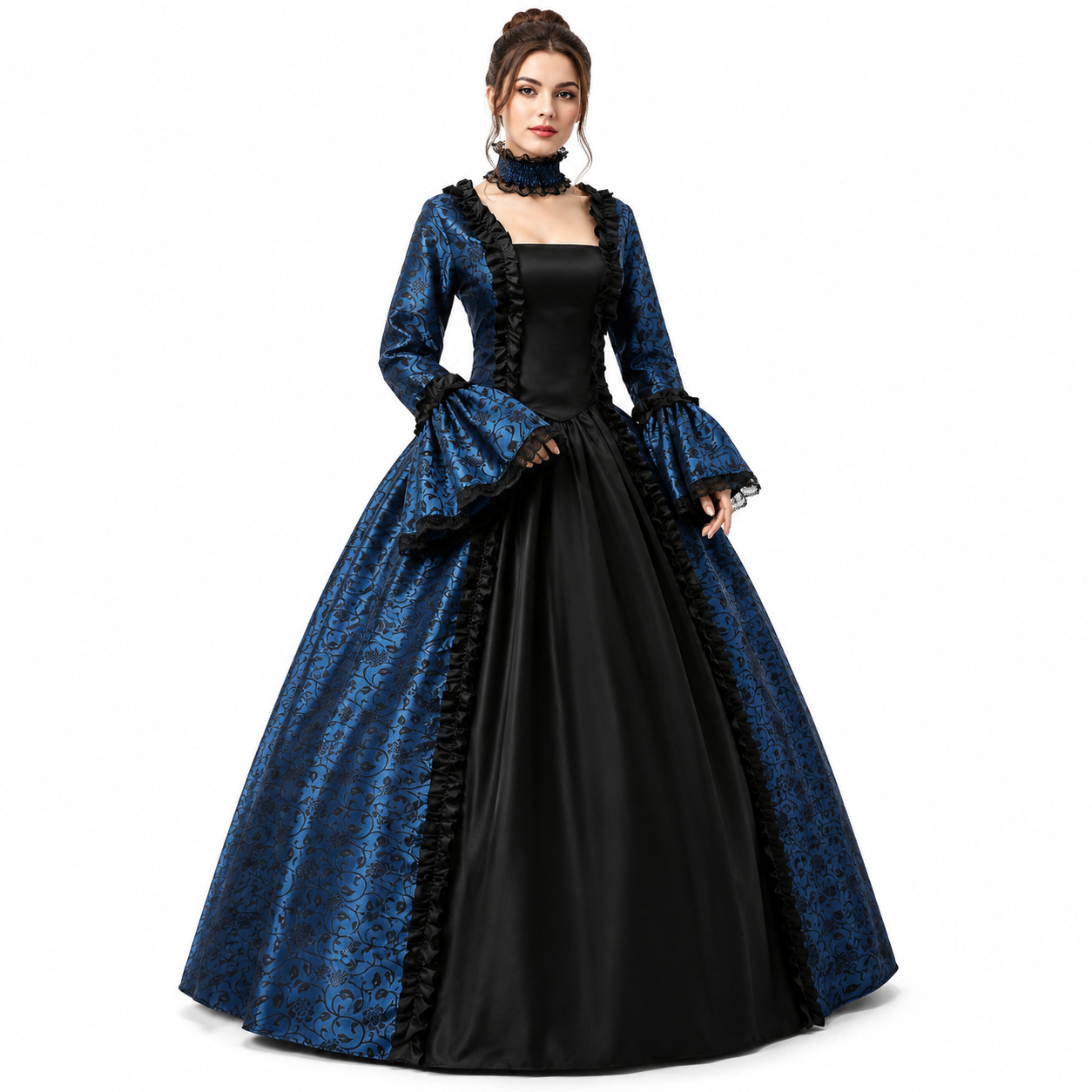 Vintage Ortaçağ Gotik Kare Yak - Lace Dress incelemesi ve fiyatı